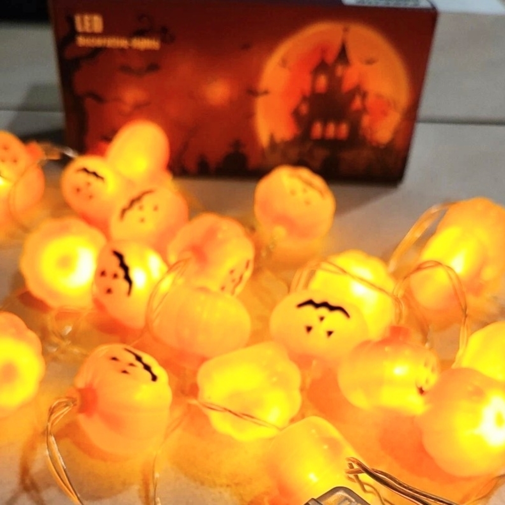 Halloween LED Pumpkin String Lights